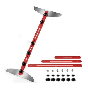 Stainless Steel Aluminum Alloy Stair Ruler, Durable Measurement Tool for Home Construction, Precision Engineering Equipment