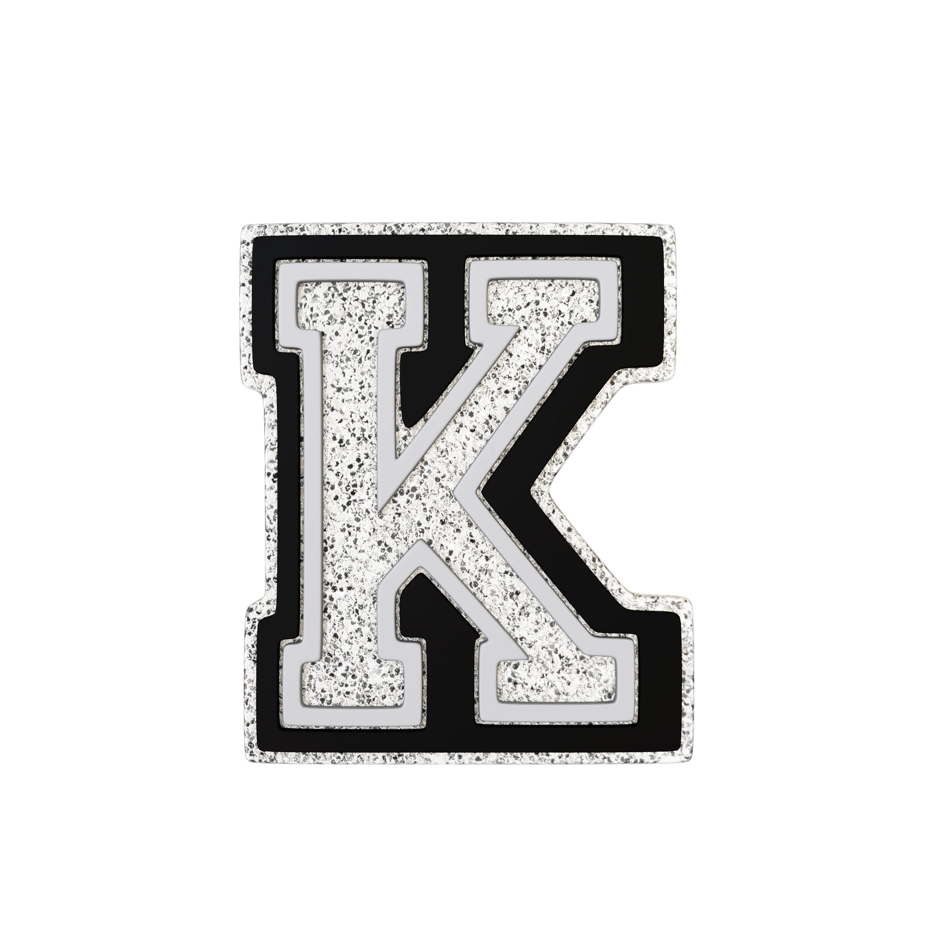 Silver Letter K