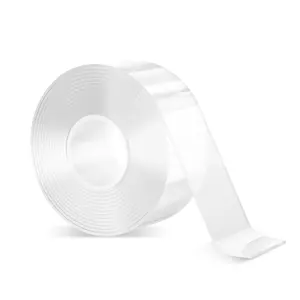 Double Sided Tape Heavy Duty Adhesive Tape Mounting Tape, Wall Sticky for Hanging, Nano Two Sided Tapes Strong Removable Adhesive Strips for Car, Home, Office - 9.85FT x 1.18IN