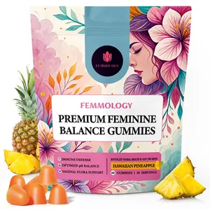 ANCIENT CROWN Premium Feminine Balance Gummies Edible – Hawaiian Pineapple Fruit improve formula Gummies for Daily Wellness Fitness (D) women vitamins Organic