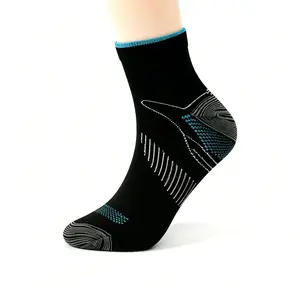 3 Pairs Ankle Compression Socks for Women Men - 8-15 mmHg Arch Support, Plantar Fasciitis Relief for Running, Nurses, Travel & Sports