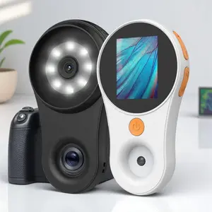 USB Rechargeable HD Electronic Microscope, 50-500x Zoom Portable Scientific Research Tool, Children Teaching Laboratory Equipment