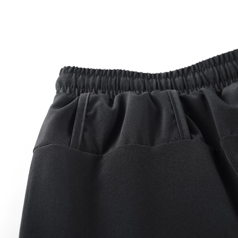 Men’s 2-in-1 running shorts, athletic fitness shorts with pockets, suitable for gym, hiking, and camping