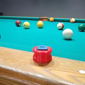 Pool & Billiards Chalk Holder with Magnetic Belt and Pocket Clip.