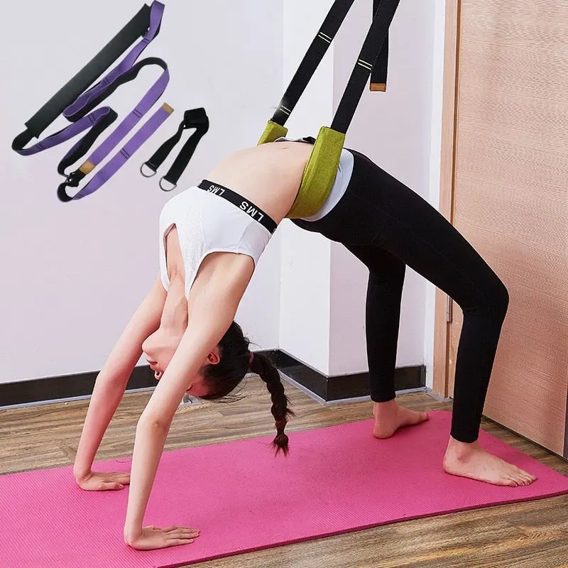 Yoga Strap Belt Stretching For Pilates Gym Exercise