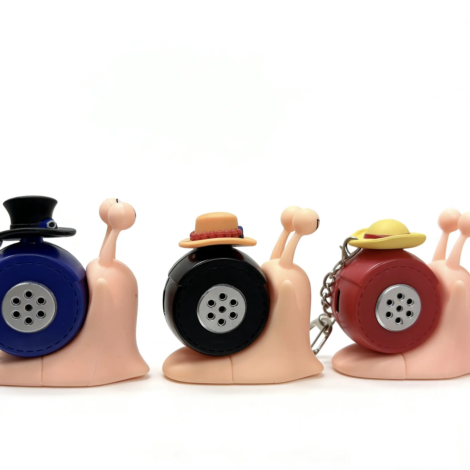One Piece ASL Recording Phone Sound Button Toy Pendant Confession