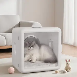 RoyalCraft Pet Dryer Box for Cats & Dogs – 65L Quiet Hair Drying Machine with Adjustable Temp, Blow Air Function – Portable Dog Dryer for Home Bathing, Pet Drying Kit