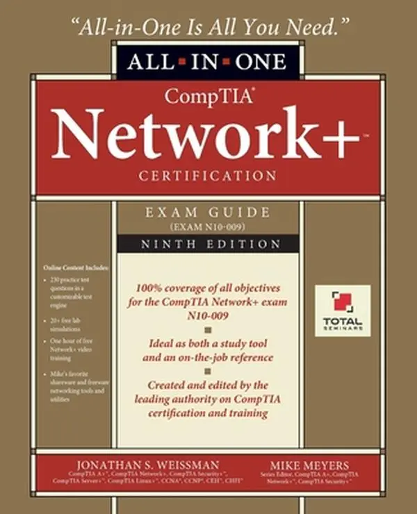 CompTIA Network+ Certification All-in-One Exam Guide, Ninth Edition (Exam N10-009) -- Jonathan S. Weissman, Paperback