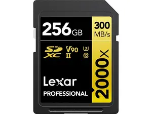Lexar 256GB Professional 2000x UHS-II SDXC Memory Card