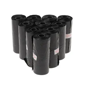 Multi-Roll Mini & Small Sturdy Trash Bags, Waterproof PVC Waste Disposal, Durable Compact Storage Solution for Cars and Office Cans
