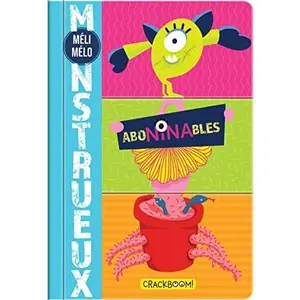 USED-Aboninables - Méli Mélo Monstrueux - Livre jeu interactif pour créer des monstres à l'infini - Dès 3 ans by Corinne Delporte (Hardcover)