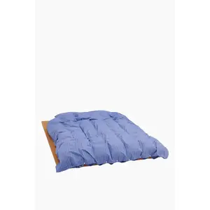 Organic Cotton Percale Bedding | Clear Blue Stripes
