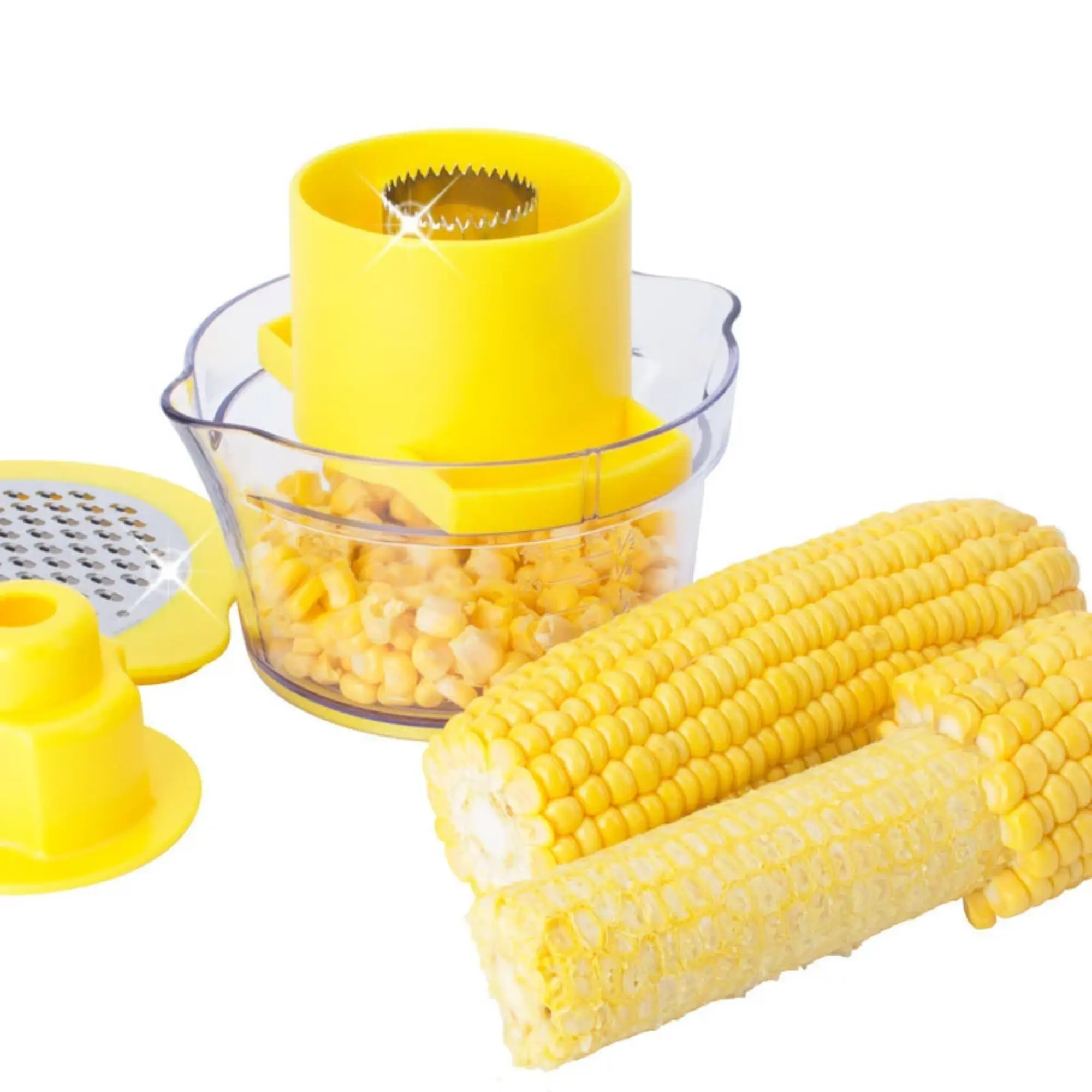 Multifunctional Peeling corn artifact | Peeling Corn Machine Kitchen Stainless Steel Fruit & Vegetable Tools