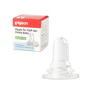 Pigeon Bottle Nipple for Cleft Lip/Palate Baby, Regular Size,Small Size