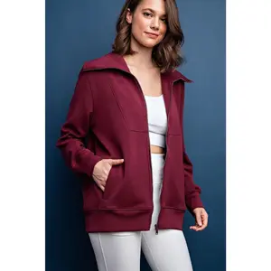 Modal Scuba Full Zip Jacket BY RAE MODE