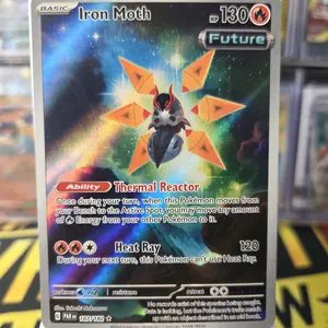 Iron Moth 187/182 Paradox Rift Illustration Rare NM Pokemon