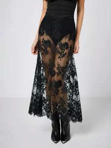 Women's Sexy Sheer Floral Lace Skirt, Womenswear, Summer Holidays, Spring Breaks, Winter, Valentines For Women, Valentine's Day, Beach For Women, Party, St Patrick's Day Women Easter Summer Easter Women Party Top Bea
