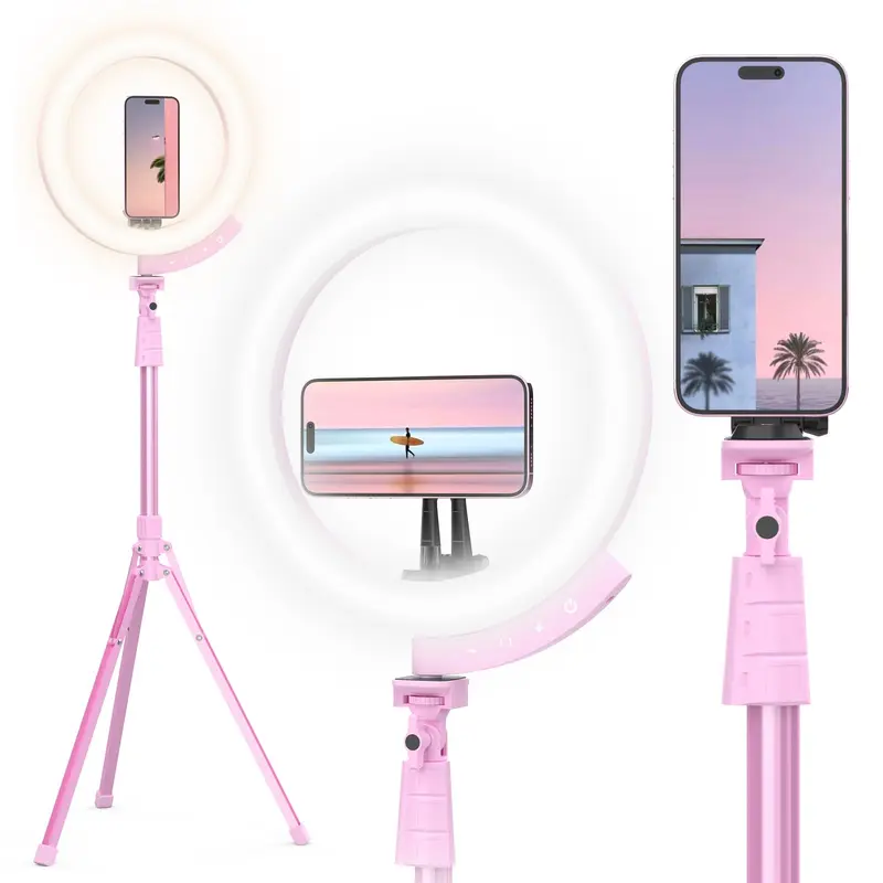 Treppiede Rollei Easy Creator 3 In 1 Con Tracciamento Facciale A 360°, Selfie Stick Estensibile 38-163 Cm, Telecomando Per TikTok E Vlog