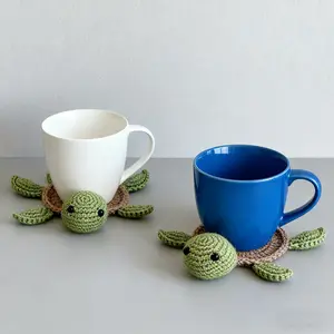 Cute Tea Coaster, Fun Cartoon  Coffee Coaster, Water Coaster, Insulated Table Mat, Novelty Coffee Table Mat, Office Water Coaster