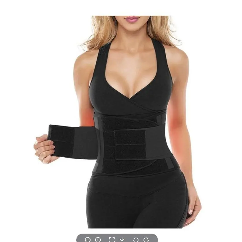 Black plastic waistband