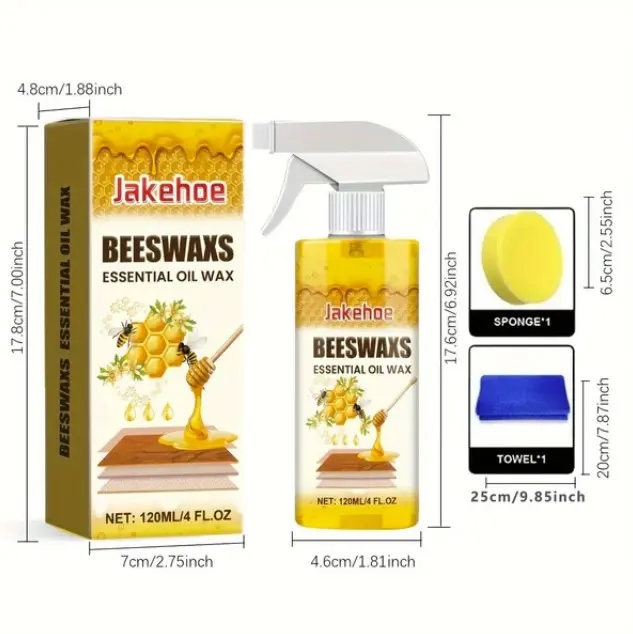 4.06oz Multi-purpose Beeswax Wood Care Spray 4.06oz Multi-purpose Beeswax Wood Care Spray