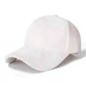 Men's baseball cap with long brim for spring and summer, casual and outdoor sun protection, breathable and ventilated, visor cap.