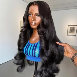 MYLOCKME 26 28" Body Wave 13x6 HD Lace Frontal Wigs Human Hair Wig Body Wave 13x4 Hd Lace Front Wig For Black Women Pre Plucked Brazilian Hair