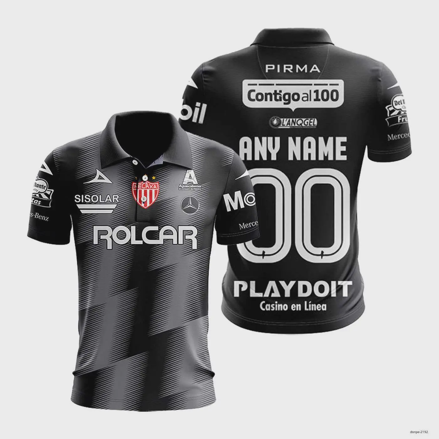 Personalise Club Necaxa Special Fifth Polo Limited Edition  For Men's