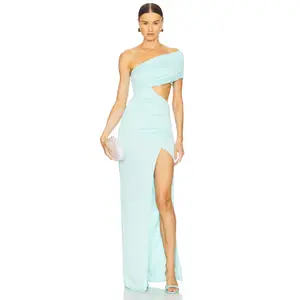 Mother of All Amani Sleeveless Maxi Dress in Turquoise