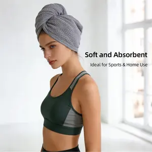 1/3pcs Women's Hair Drying Set,Super Absorbent Microfiber Hair Towels, 300GSM Soft Quick-Dry Hair Drying Cap for Normal Hair, Unscented Curl Enhancing Textured Hair Wrap Turban, Easy Button-Fastening Design for Bathroom Accessories