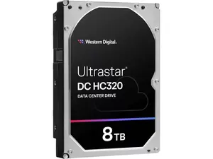 WD Ultrastar DC HC320 HUS728T8TALE6L4 8TB Hard Drive - 3.5" Internal - SATA (SATA/600) - Server Device Supported - 7200rpm - 512e Format