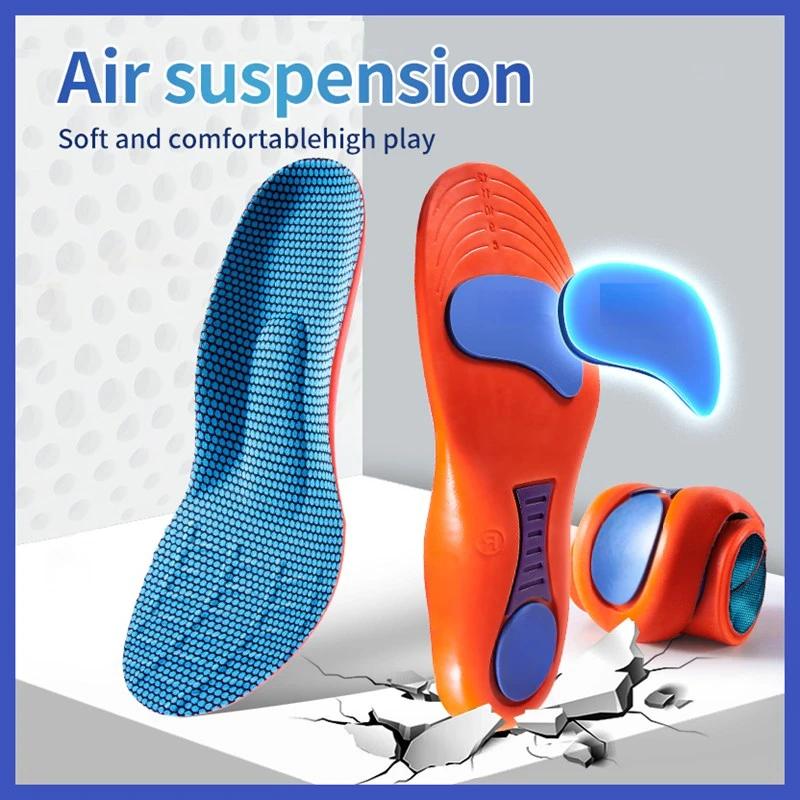 Orthopedic Insoles for Shoes Men Women Brand Arch Support Air Insole for Feet Shock-absorbing Baskets Sport Running Shoe insole