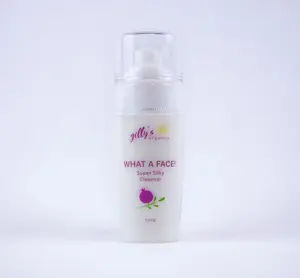 Gilly's Organics What A Face! Super Silky Cleanser, Gentle Facial Wash, Sulfate-free Facial Wash, Gentle Cleansing, Daily Gentle Skincare, Facial Cleanser