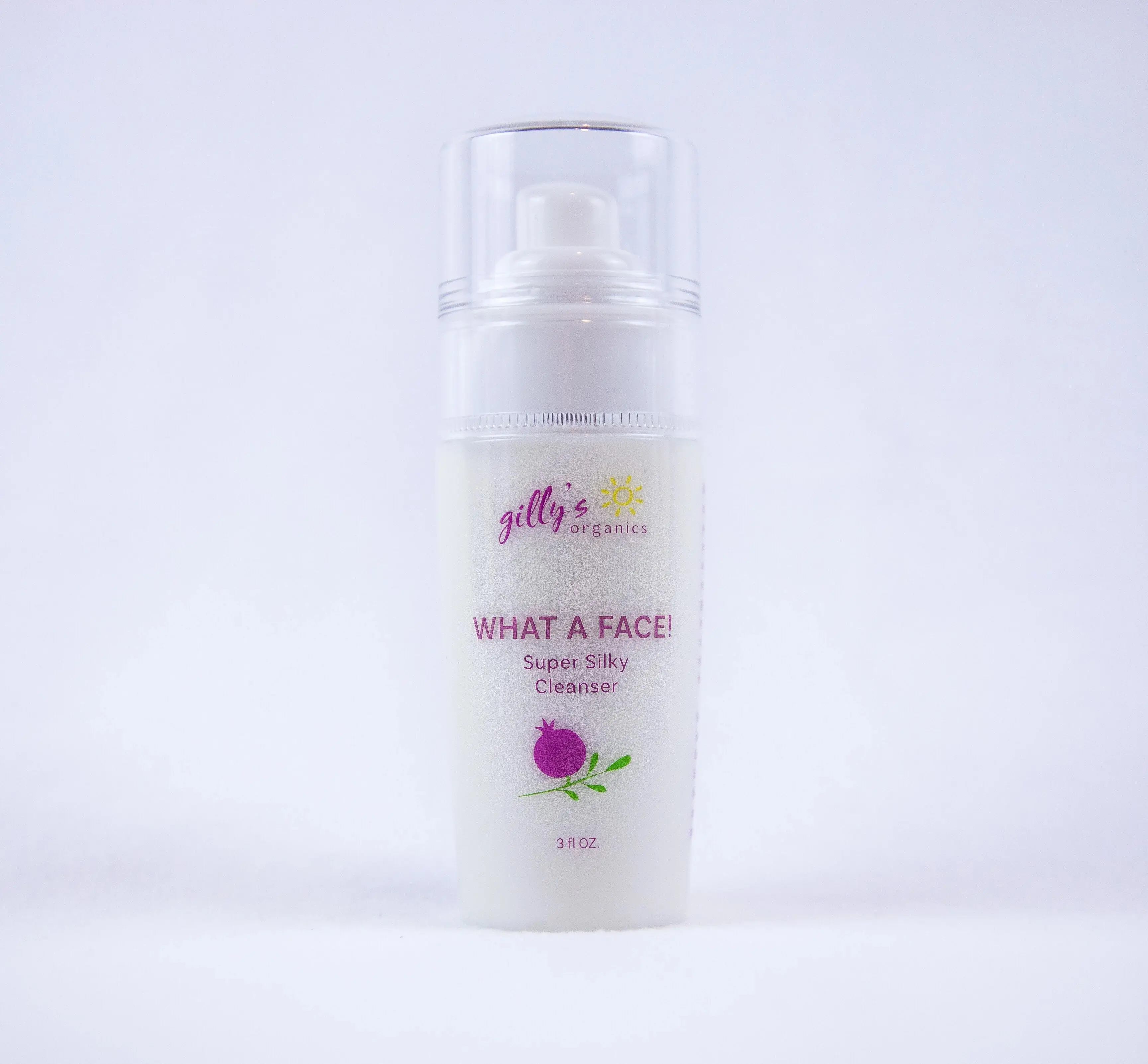 Gilly's Organics What A Face! Super Silky Cleanser, Gentle Facial Wash, Sulfate-free Facial Wash, Gentle Cleansing, Daily Gentle Skincare, Facial Cleanser