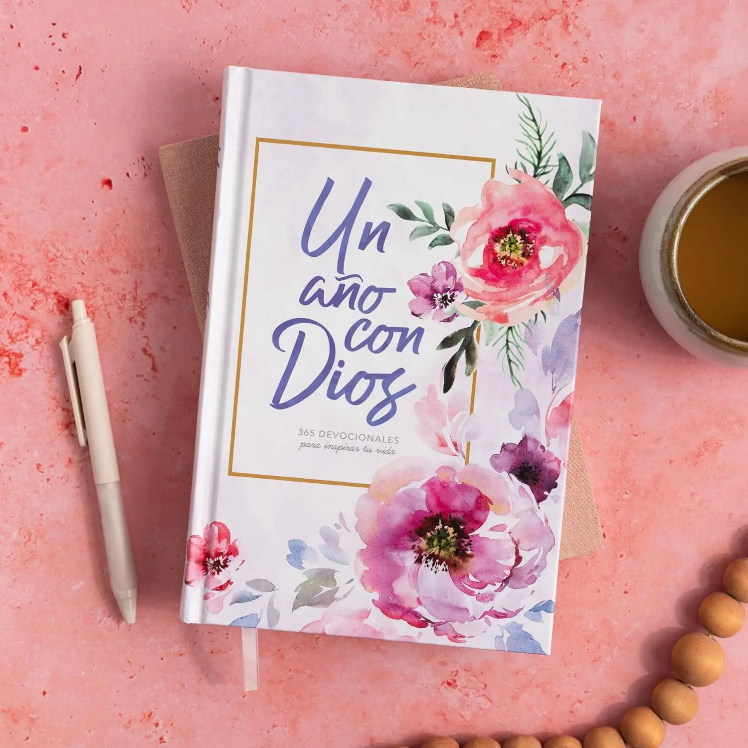 365-Day Devotional Book - A Year With God (Spanish Edition), Hardcover Book for Life Inspiration, Books