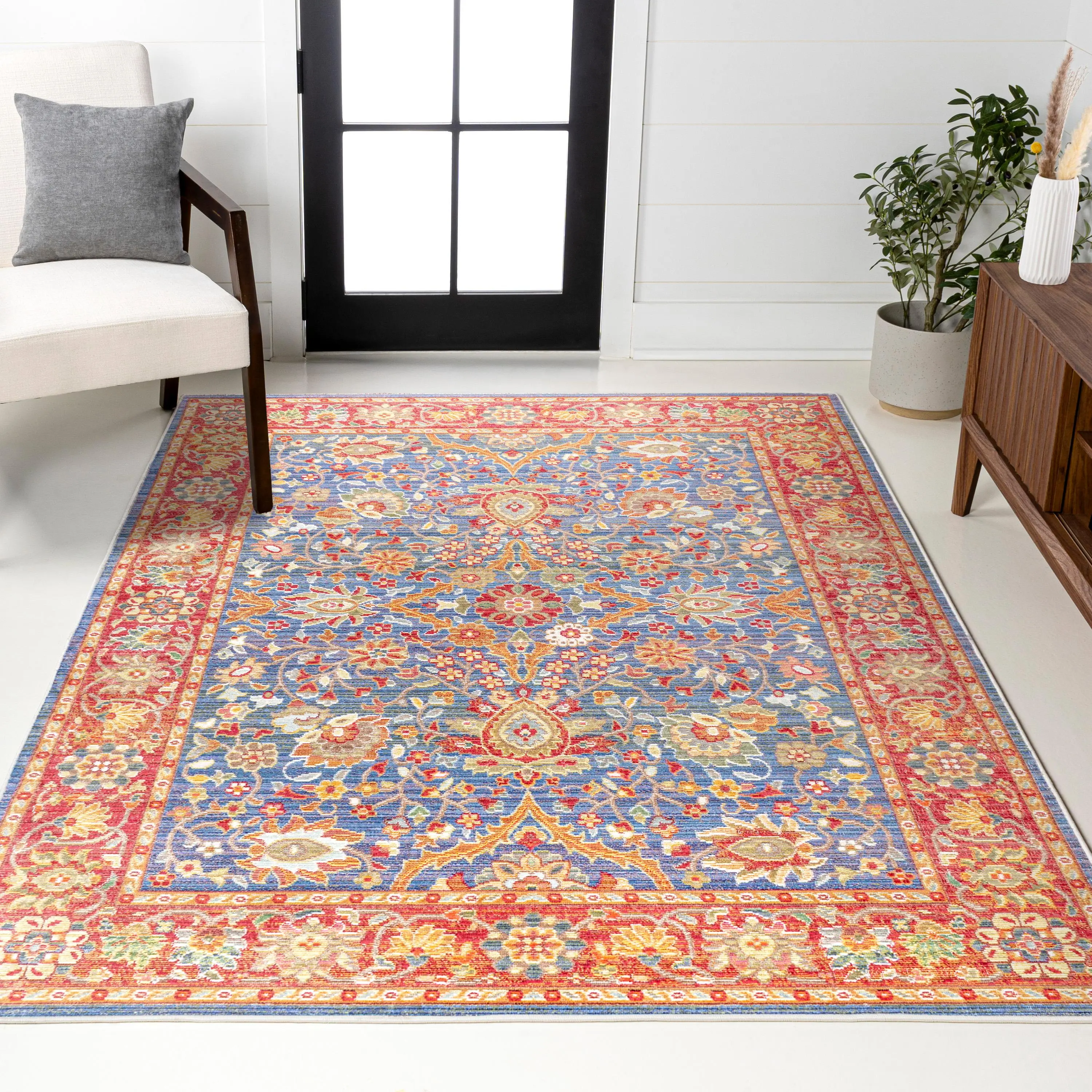 JONATHAN Y Irving Persian Indoor Area Rug; for Living Room, Kitchen, Bedroom, Dining Room, Office