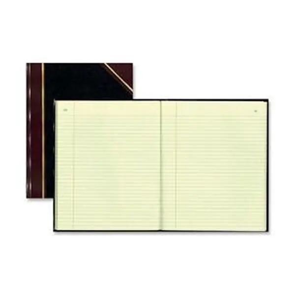 Rediform RED56211 Texhide Record Book, 150 Pages, 0.56" x 8.5" x 10.38", 1.13 lbs, Acid-Free, Archival, Black Texhide Cover (Computers & Office Equipment, Office Stationery & Supplies, Notebooks & Paper)