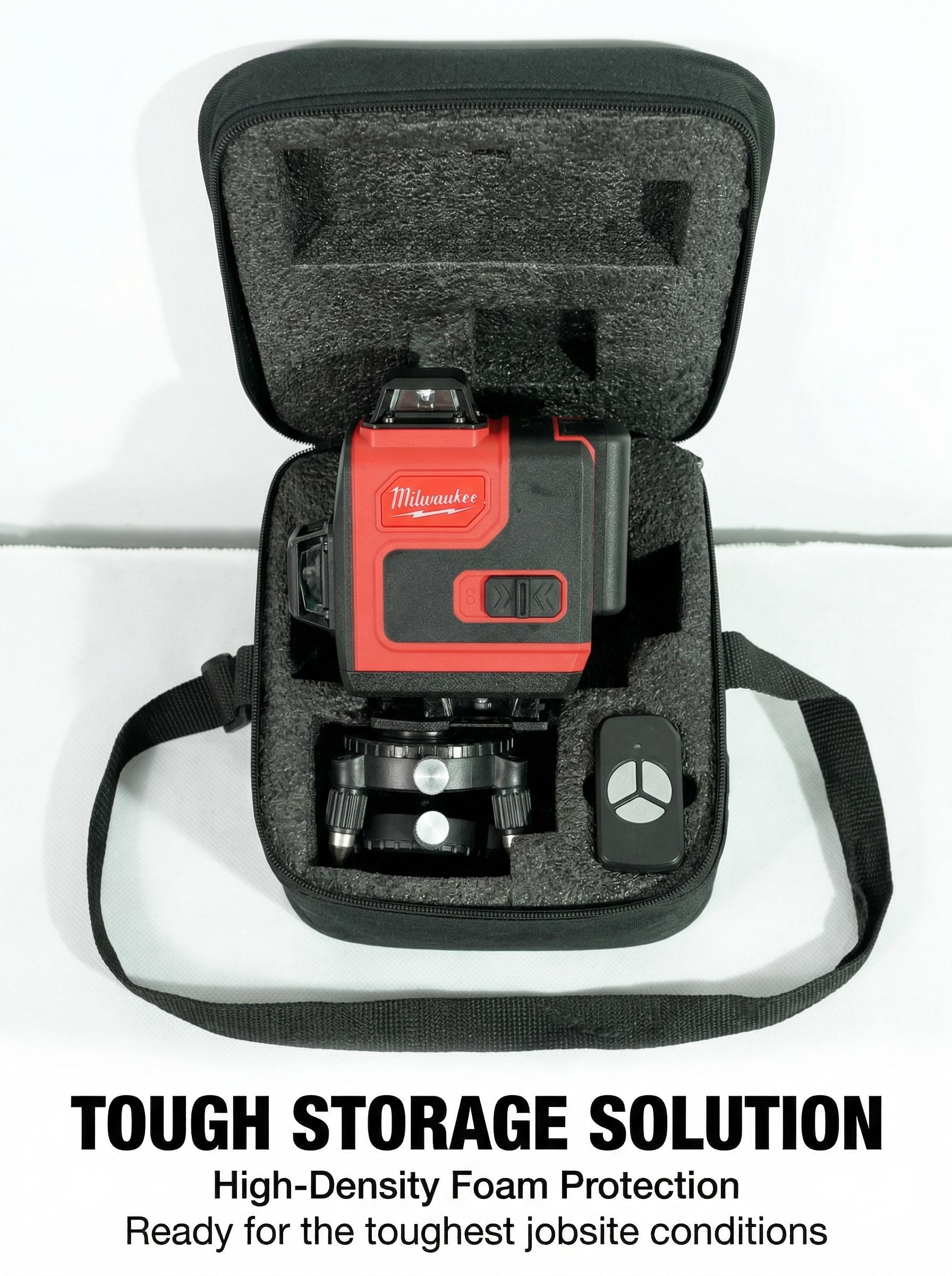 Milwaukee M12 16 Line Cross Laser Level for Construction Layout With High Accuracy