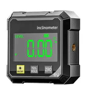 High Precision Digital Angle Meter, USB Rechargeable Inclinometer, Hardware, Includes English Manual, Ideal Measurement Tool