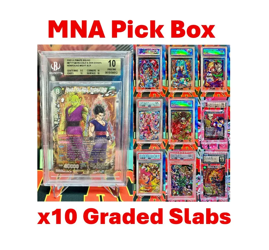 Pick Box - x10 Gem Mint 10 Graded Slabs - 5 Secrets / 5 Specials