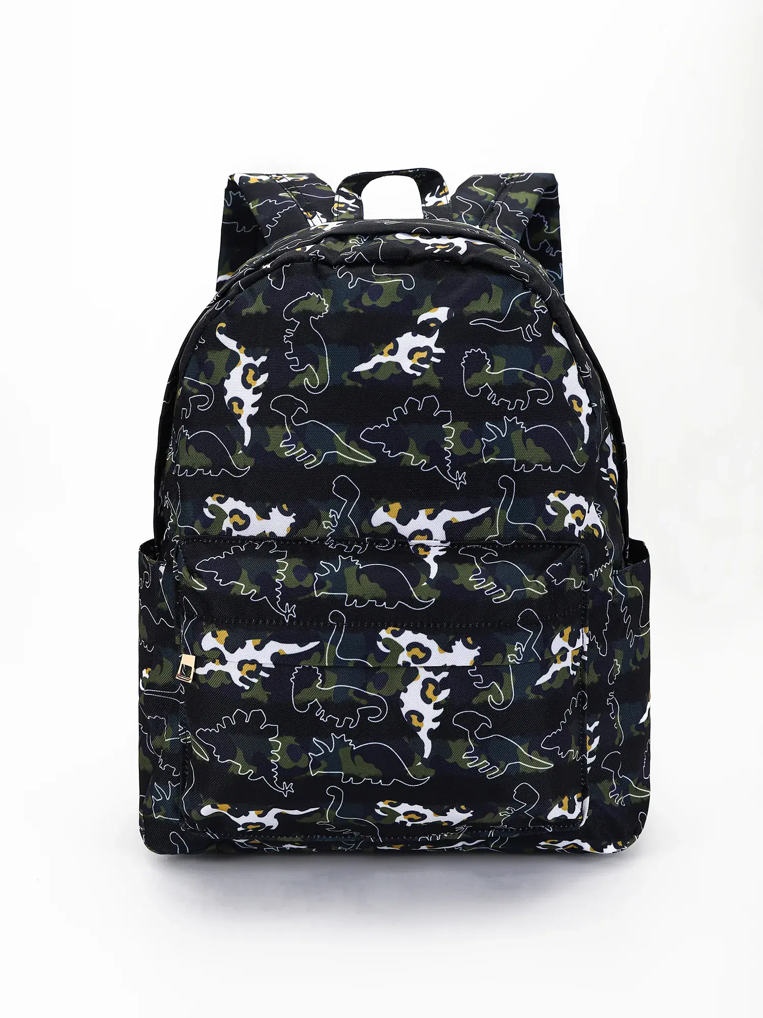 Kids Camouflage Backpack with Dinosaur Graphic Print, Fun Back to School Bag for Boys and Girls Ages 5 - 6 Years