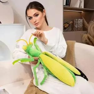 Cartoon Locust Backpack, Funny Plush Shoulder Bag, Dragonfly Women's Backpack, Birthday Gift, Cute Insect Design