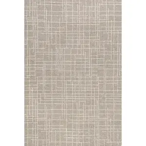 Tiera Checkered Wool Area Rug