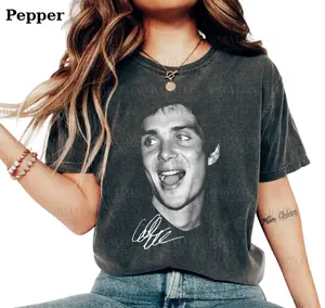 Cillian Murphy Vintage Graphic Tees, Ireland T-Shirt, Movie Tee, Unisex Meme Cringe Funny Shirt, Gift, Menswear Womenswear Streetwear Cotton Comfort