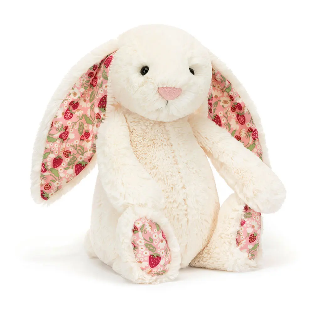 Jellycat Bashful Bunny Liberty Floral Ears Plush, Ultra Soft Floppy Rabbit Stuffed Animal, Pretty Blossom Bunny Gift for Baby Girls, Easter Basket, Baby Shower, Birthday & Nursery Decor, US Stock