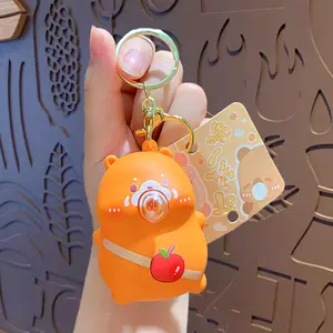 Funny Bubble Pop Stress Relief Keychain – Cartoon Surprise Toy