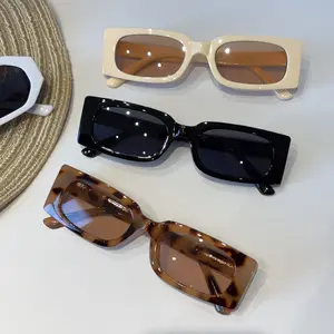 3-Pack Unisex Square Plastic Sunglasses - Fashion UV Protection Shades for Beach, Daily Wear & Photography, Trendy Retro Style Eyewear