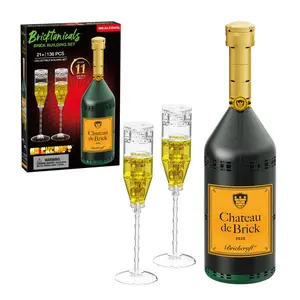 Bricktanicals Chateau de Brick Bottle 136 Piece Building Set