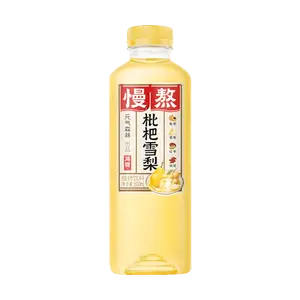 Chi Forest Sugar-Reduced Lo Han Guo Pear Drink 500ml - Soothing Throat Relief, Perfect for Late Nights