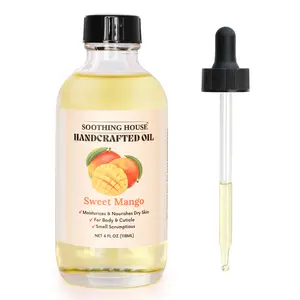 Handcrafted Sweet Mango Multi-Use Body Oil Body Care Coconut Hydrating Moisturizer Moisturizing Avocado Blend Gentle Body Care
